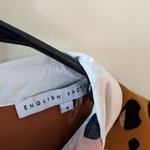 English Factory Animal Print Dress